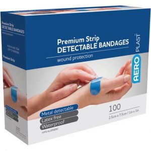 AeroPlast Premium Detectable Bandages - Strips